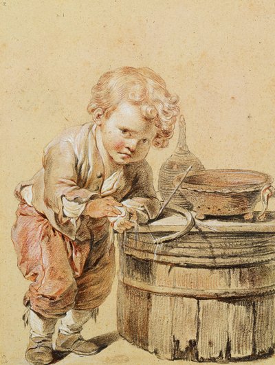 Boy with a Broken Egg by Jean Baptiste Greuze